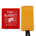 Silicone fire blanket Wholesale 1m*1m for kitchen lab hotel