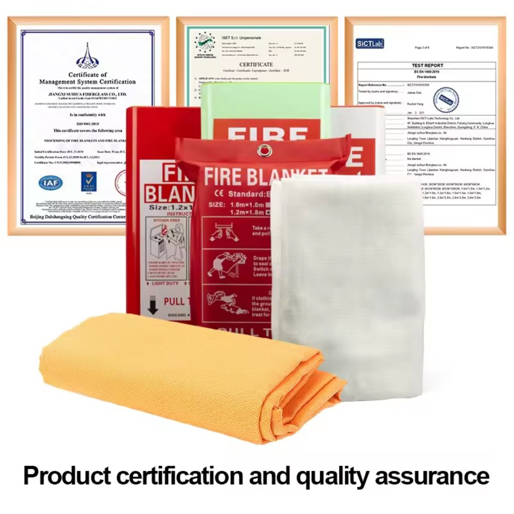 prepared hero fire blanket Flame Retardant Fiberglass Fire Blanket For Kitchen