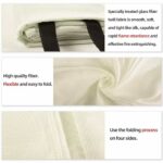 fire blanket amazon fiberglass heat-resistant 1m*1m fire blanket roll