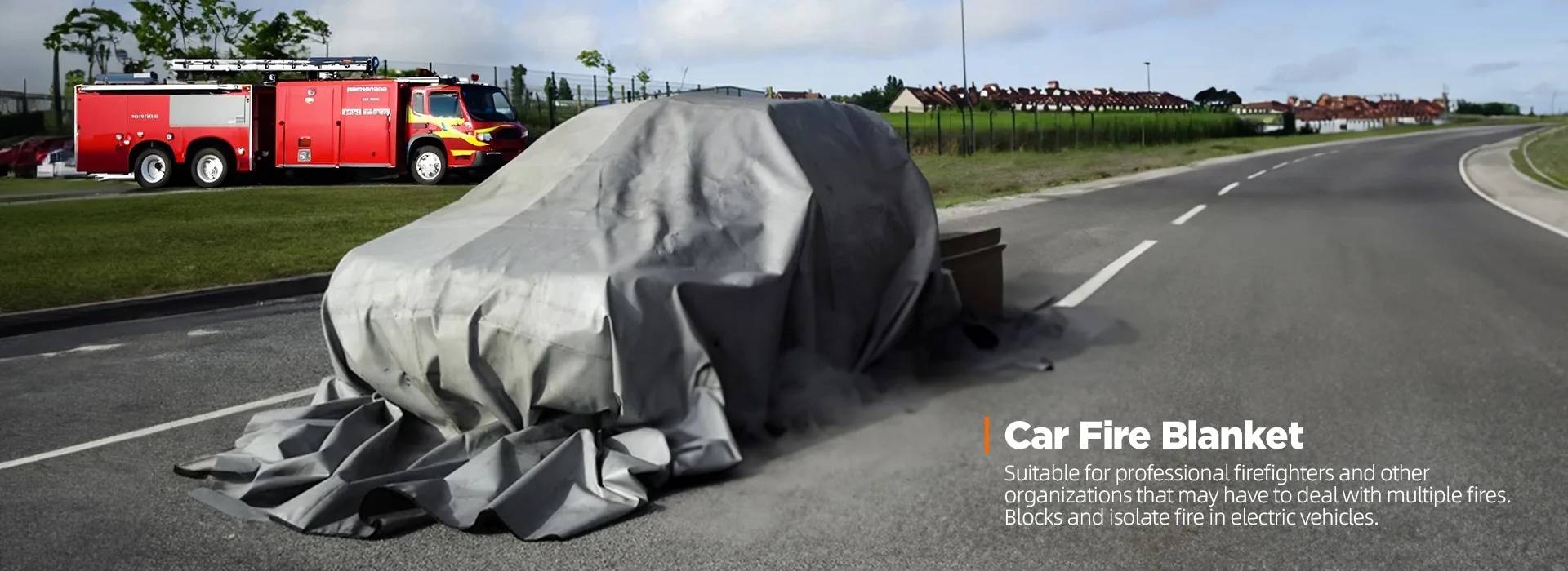 High-quality car fire blanket