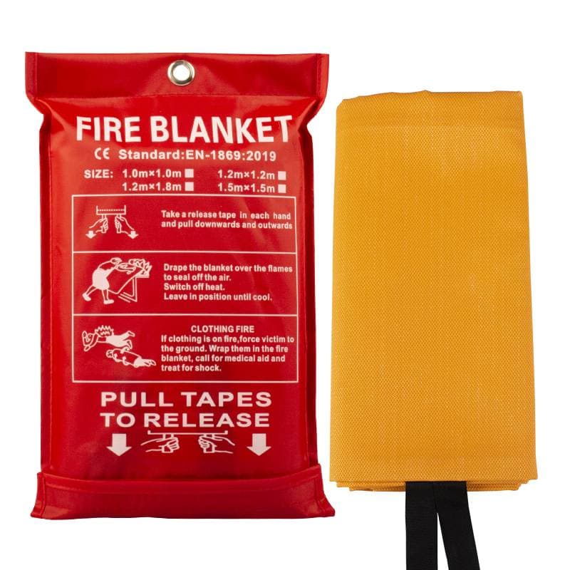 Silicone fire blanket Wholesale 1m*1m for kitchen lab hotel