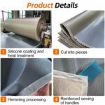 Professional High Silica Vehicle fire blanket 20ft X 30ft fire blanket for Charge Station