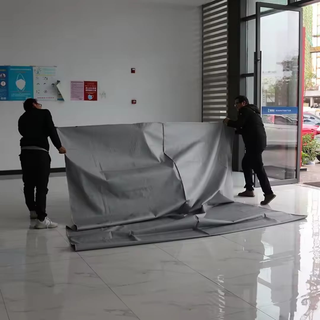 Fire Blanket Cover For Electric Bike Motorcycle Yacht 100% Fiberglass Fabric Fireproof Waterproof Silicone Rubber Coated