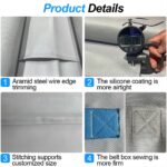 EV fire blanket 6*8m for charge stations car fire blanket