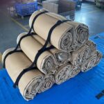 Professional High Silica Vehicle fire blanket 20ft X 30ft fire blanket for Charge Station