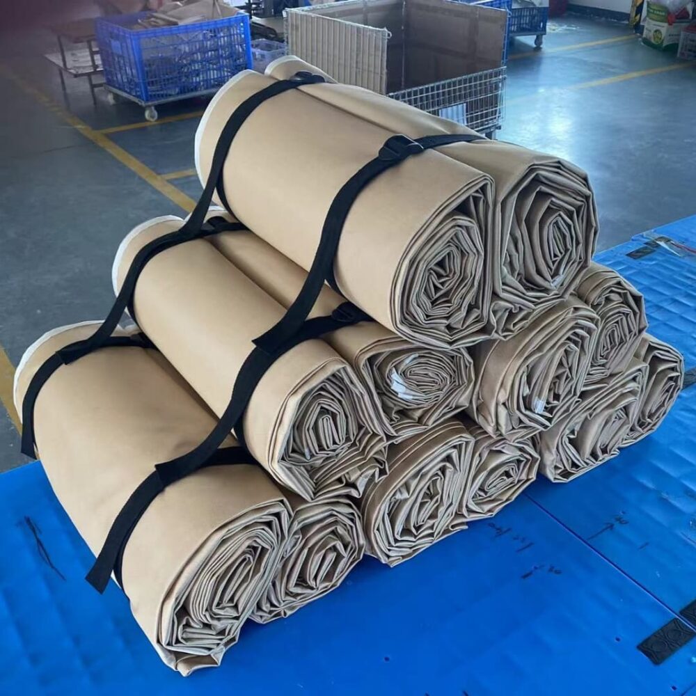 Professional High Silica Vehicle fire blanket 20ft X 30ft fire blanket for Charge Station