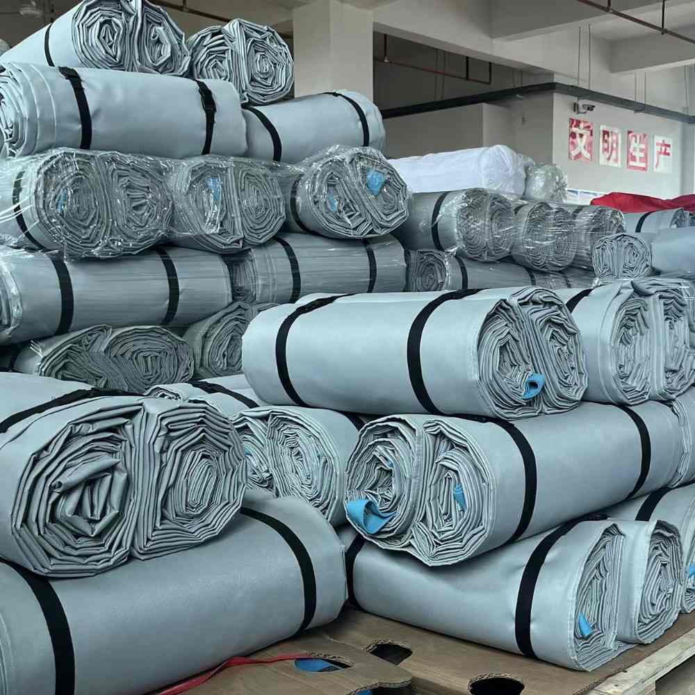 Fire blanket for car 6*8m fiberglass heat-rresistance for parking lot