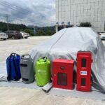Fire blanket for car 6*8m fiberglass heat-rresistance for parking lot