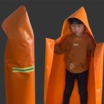 Fiberglass Fire escape Fire escape high temperature resistance fireproof cloak