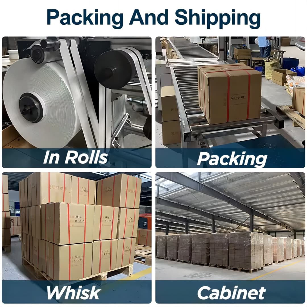 Alkali-free fiberglass tape high-temperature resistance for cable