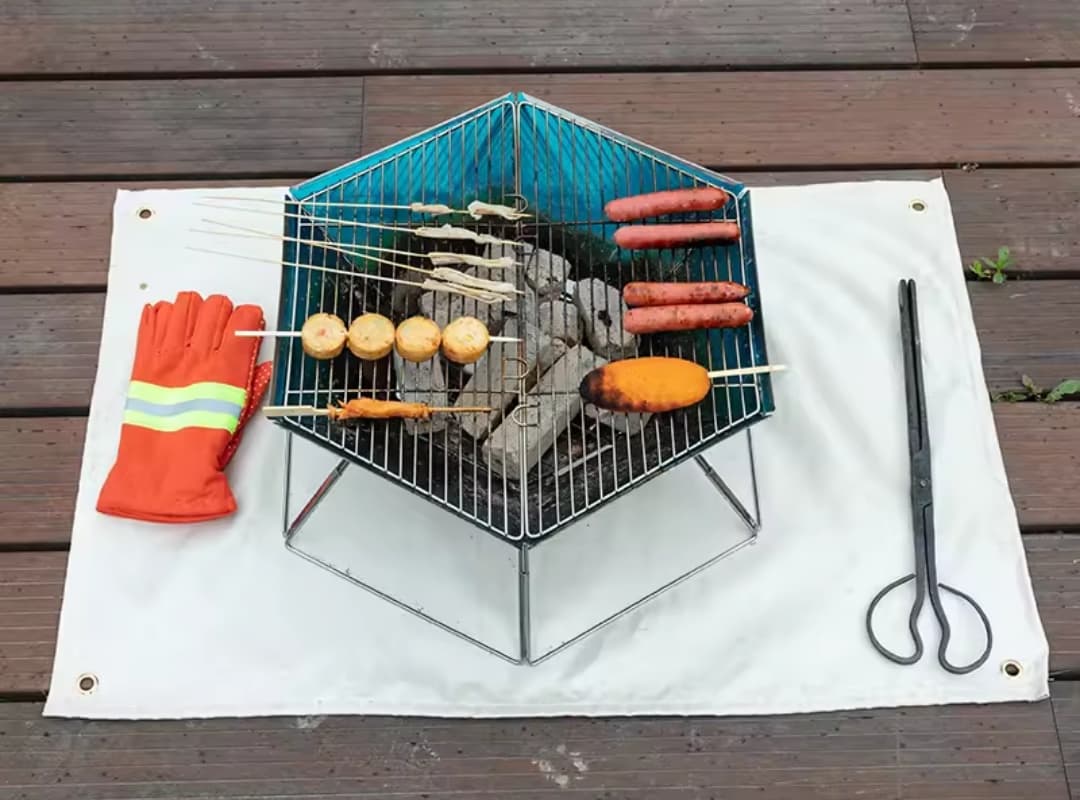 fire pit mat