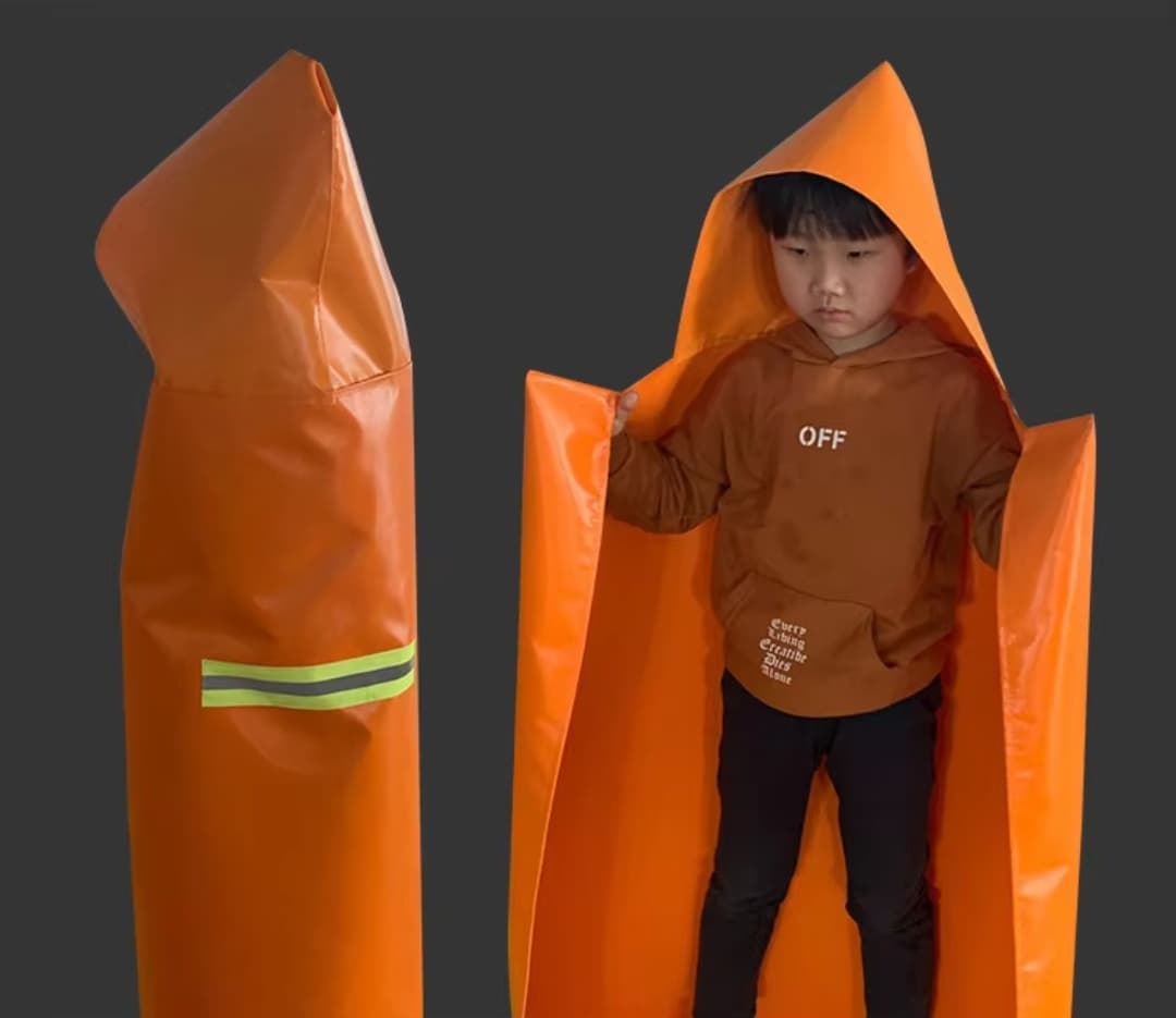 Fiberglass Fire escape Fire escape high temperature resistance fireproof cloak
