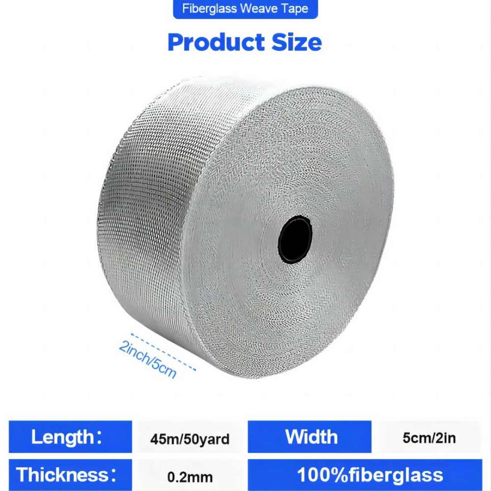 Alkali-free fiber glass tape high-temperature resistance for cable