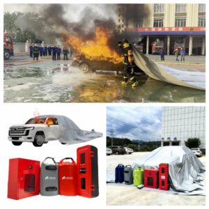 fiberglass car fire blanket